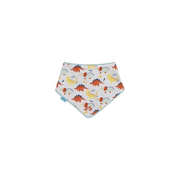 Luca and Rosa Dinosaur Pack of 2 Yellow Baby Boys Bibs