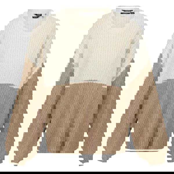 Regatta Womens/Ladies Kamaria Knitted Jumper - Light Vanilla/Barleycorn