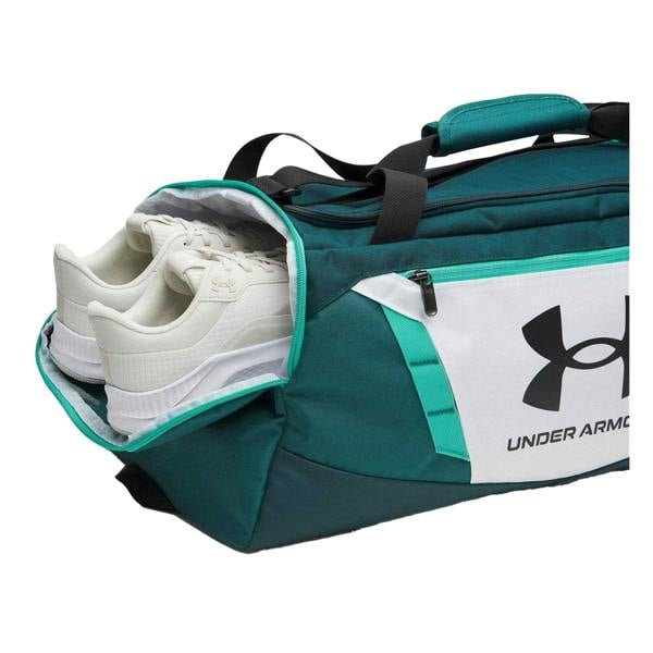 Under Armour Undeniable 5.0 Duffle Bag - White/Green/Black - 