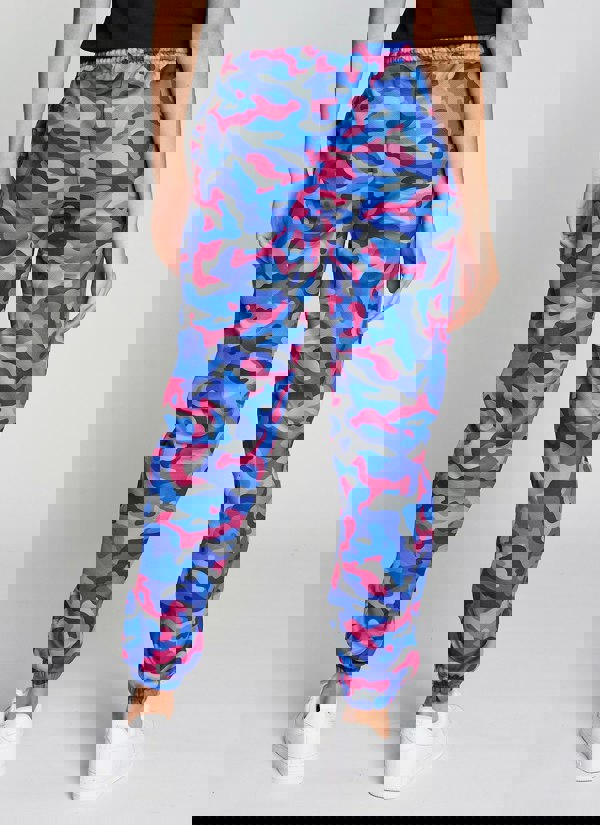 Beat Girlz Club Twist Girls Jogger - Shocking Pink Camo