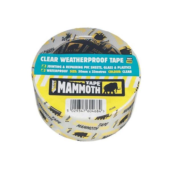 Everbuild Sika Weatherproof Tape 50mm X 10m Clear - Multi Colour - 