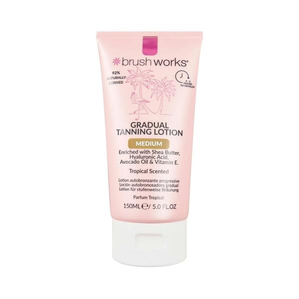 Brushworks Gradual Tanning Lotion Medium - 150ml
