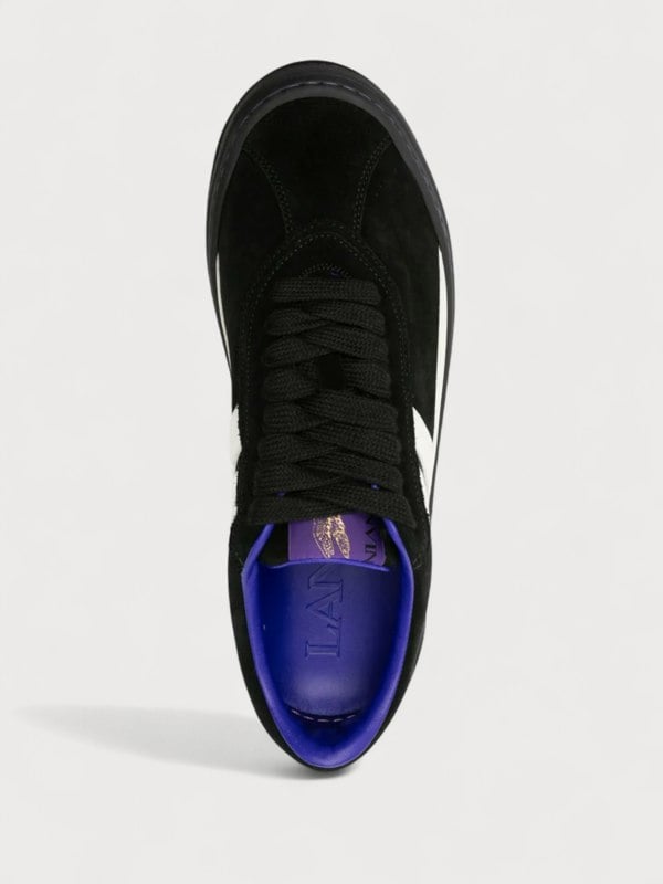 Lanvin X Future Black Leather Cash Sneakers Wmns