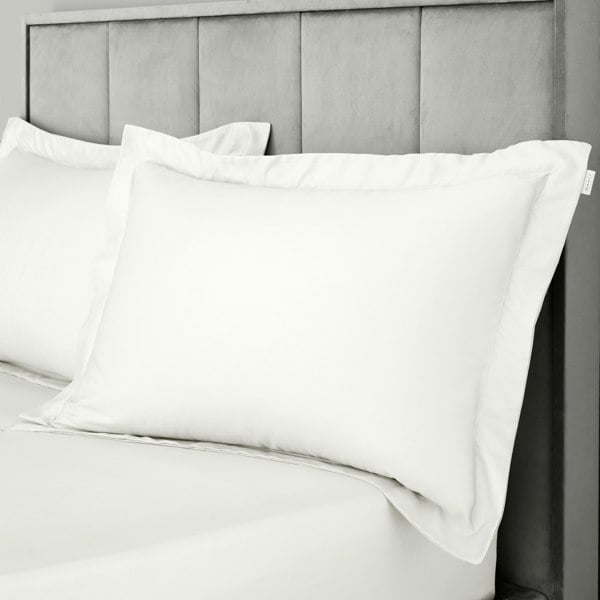 Bianca 400 Thread Count Cotton Sateen Oxford Pillowcase Pair