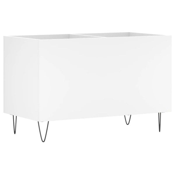 Berkfield Record Cabinet White 74.5x38x48 cm Engineered Wood
