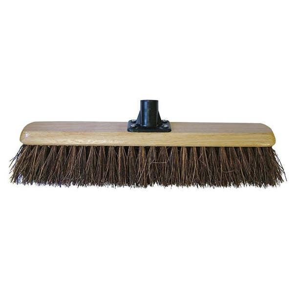 Faithfull Bassine Platform Broom Head 450mm (18in) Threaded Socket - Multi Colour - 