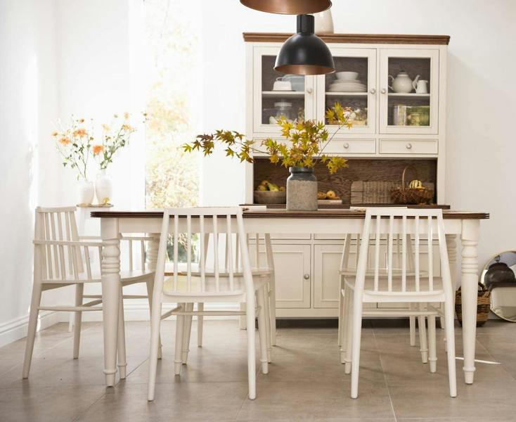 Statement Furniture Queensbury Wooden Dining Chair with Slatted Back