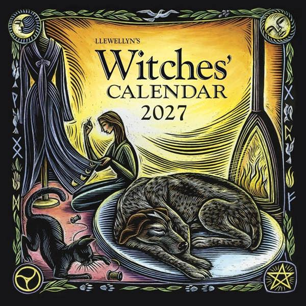 Witchcraft Llewellyn's Witches' Calendar 2027, Wall Calendars, Month To View, Art, Gift
