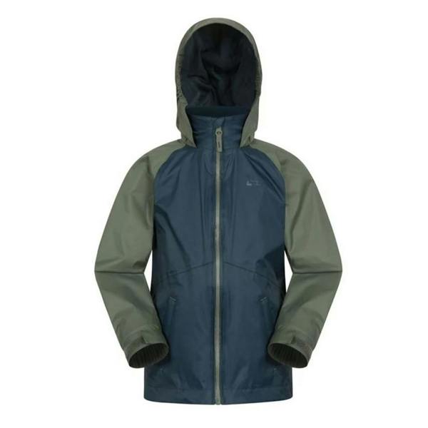 Mountain Warehouse Childrens/Kids Torrent II Waterproof Jacket - Dark Khaki - 