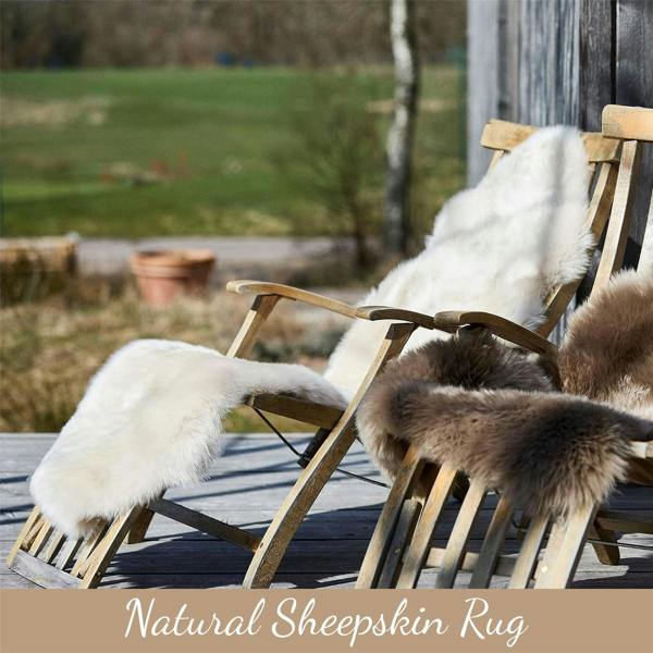 Infinity Leather Genuine Sheepskin Double Natural Fluffy Silky Soft Real Wool Rug