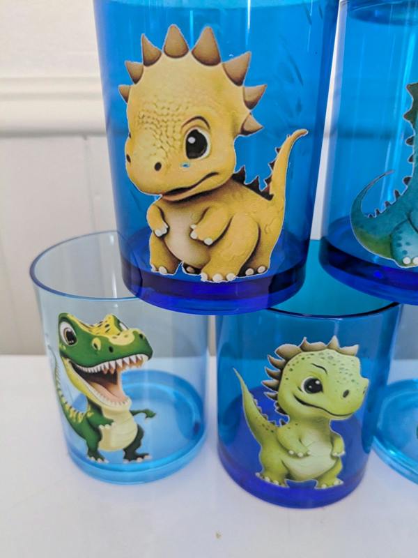 Bundled Gifts 3 set Unicorn or Monsters kids party BBQ Picnic plastic cups