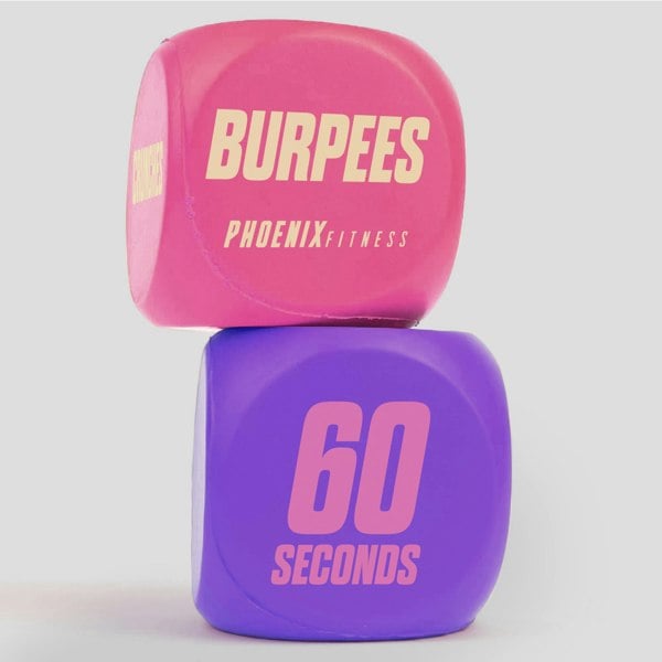 Phoenix Fitness Fitness Routine Exercise Dice - Pink