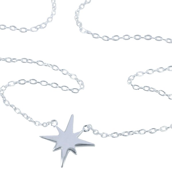 Follow that Star Sterling Silver Necklace - Reeves & Reeves