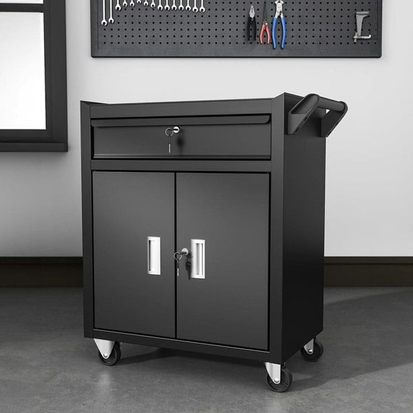 Lockable Rolling Tool Storage Cabinet Tool Storage Cabinets Living and Home