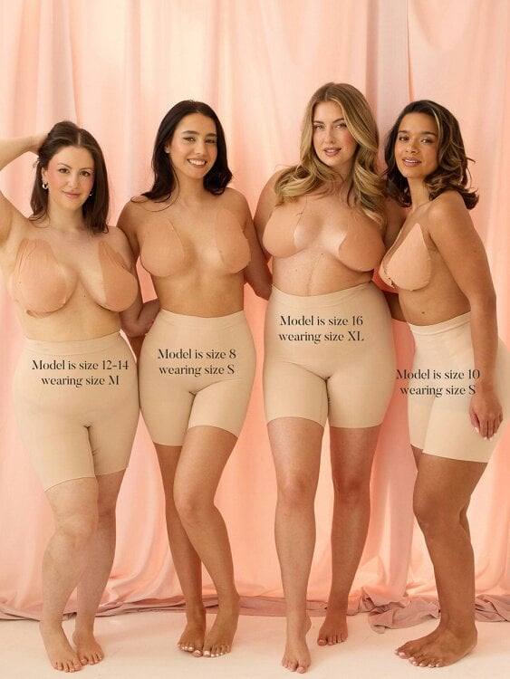 Perky Pear 360Sculpt™- Sculpting Shorts- BEIGE