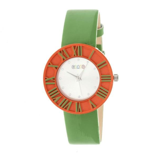 Crayo Prestige Unisex Watch - Orange/Green - CRACR3103