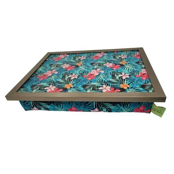 Made in the Mill Luxury Tropical Palm Lap Tray With Bean Bag