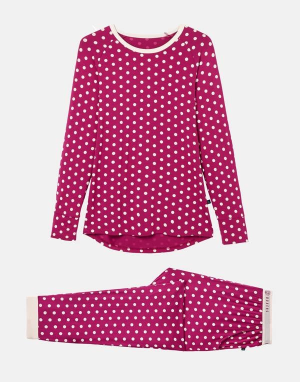 British Boxers Women's Bamboo Pyjama Set – Rhubarb Polka
