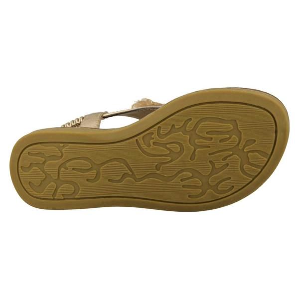 Spot On Girls Spot On Toepost Flower Trim Sandals
