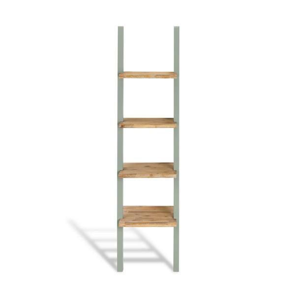 Statement Furniture Florence Ladder Shelf Wooden Shelving Unit Lean-Up Shelf
