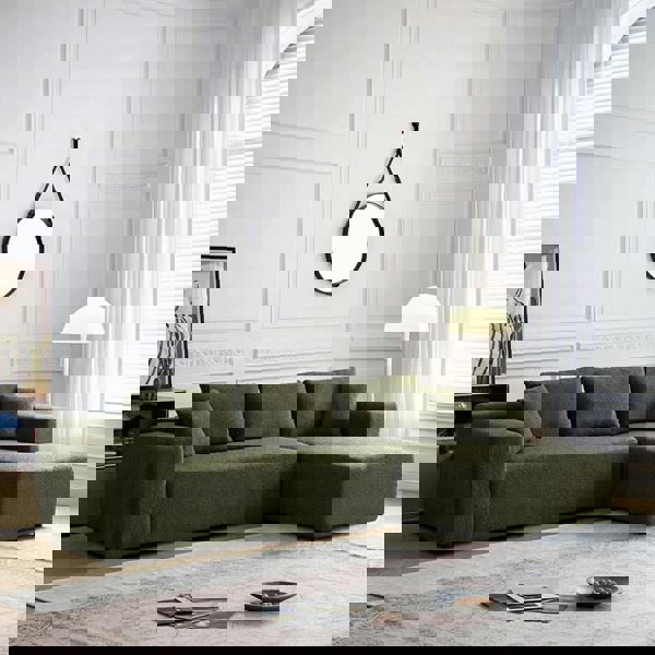 Weilai Concept Ortega Modular Sofa Bed, Three Seater Corner Sofa Bed, Boucle