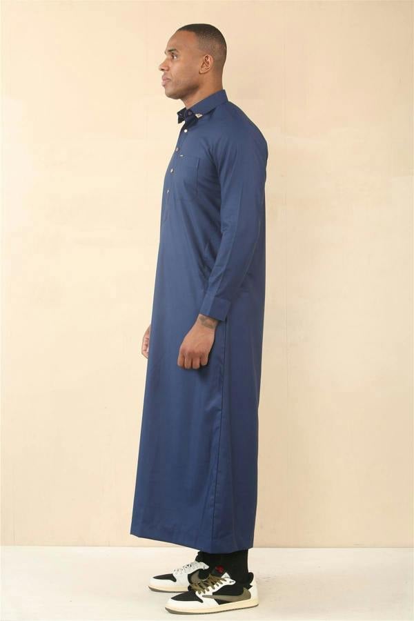 Infinity Leather Men's Thobe Arab Saudi Emirati Islamic Clothing Jubba Robe
