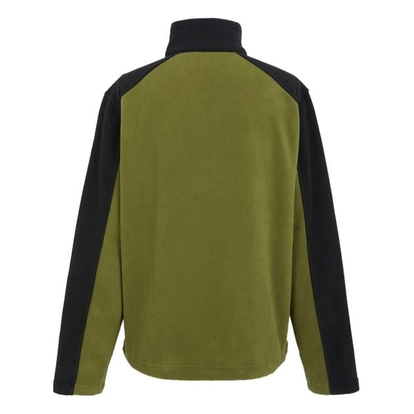 Regatta Great Outdoors Mens Hedman II Two Tone Full Zip Fleece Jacket - Nephrite Green / Black