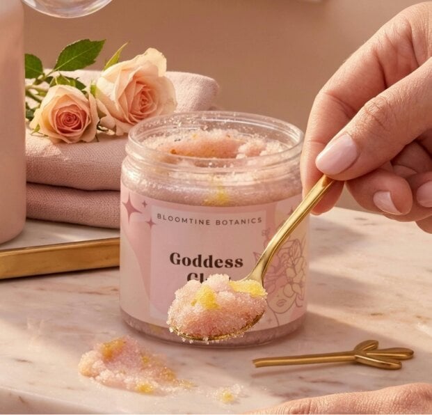 BLOOMTINE Indulgent Goddess Glow Foaming Scrub
