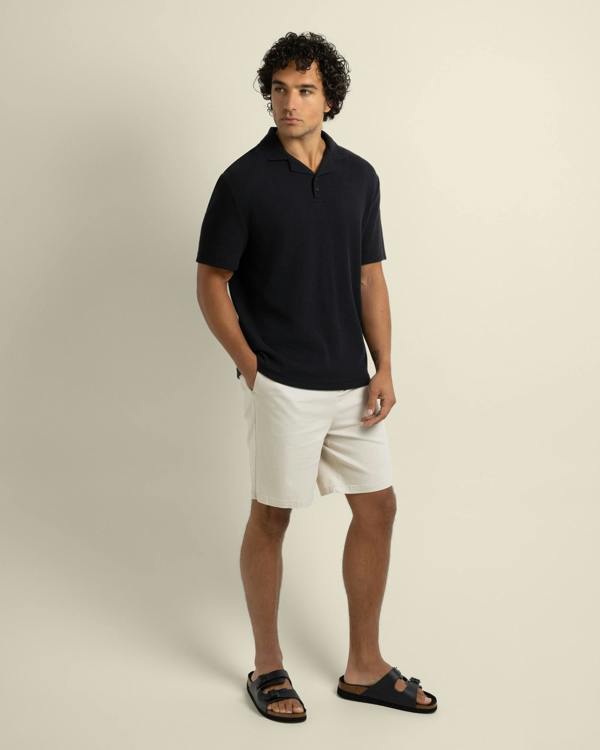 Larsson & Co Sommer - Wavy Rib Polo Shirt