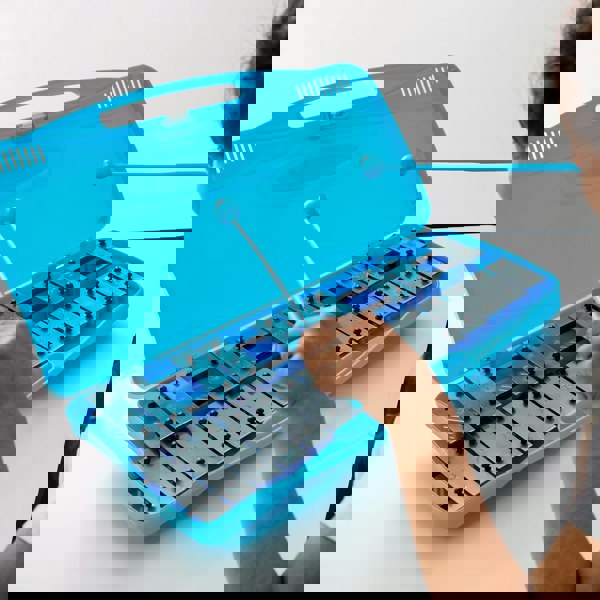 A-Star 25 Note Chromatic Glockenspiel Tuned Percussion#Colour_Blue