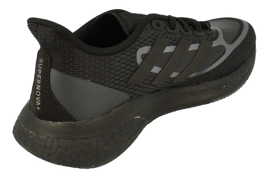 Adidas Supernova+ Mens Sneakers  FX6649 - Black Black Grey Fx6649 - Photo 2