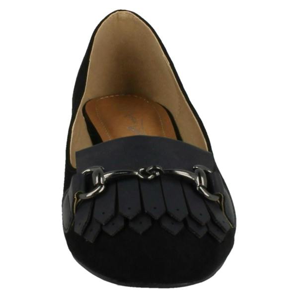 Anne Michelle Ladies Anne Michelle Low Heel Slip On Ballerinas