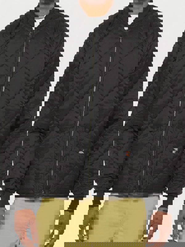 Dickies Diamond Quilted Bomber Jacket Black