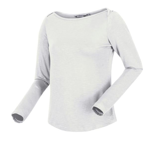 Regatta Womens/Ladies Lakeisha Long-Sleeved T-Shirt - White - 
