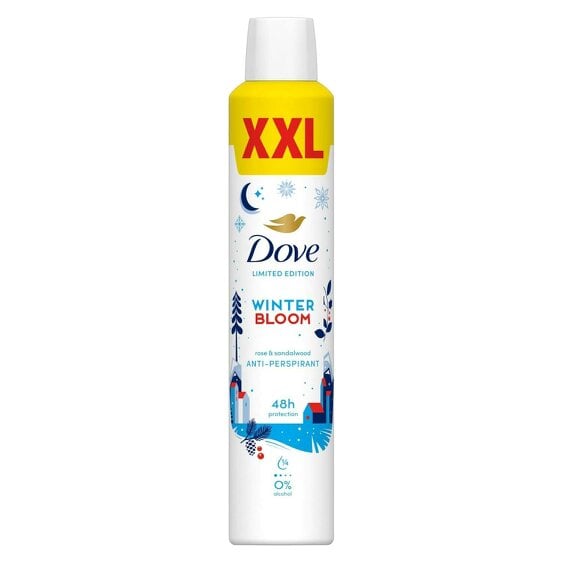 Dove Anti-Perspirant Deodorant Winter Bloom, 48H Sweat Protection 300ml 6 Pack