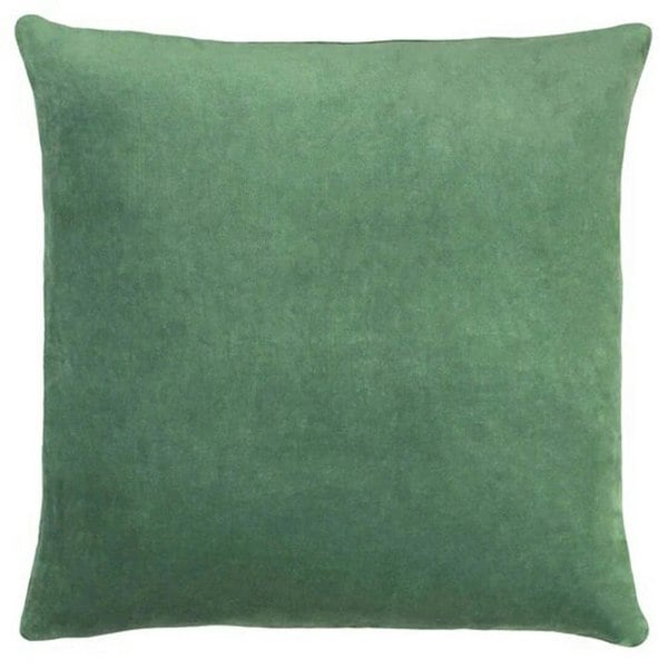 Furn Solo Velvet Square Cushion Cover - Eucalyptus