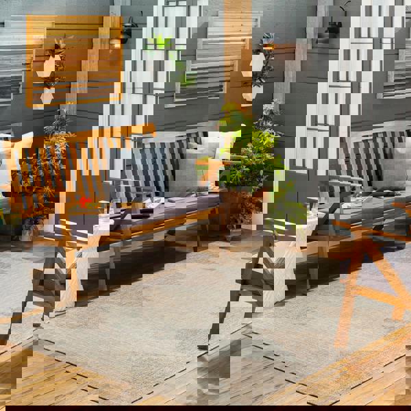 Livabliss Eagean-Global Cream Beige Brown In- & Outdoor Rug