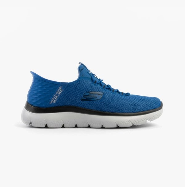 Skechers SUMMITS - HIGH RANGE Mens Trainers Blue/Black