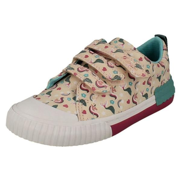 Clarks Girls Clarks Canvas Shoes Foxing Myth