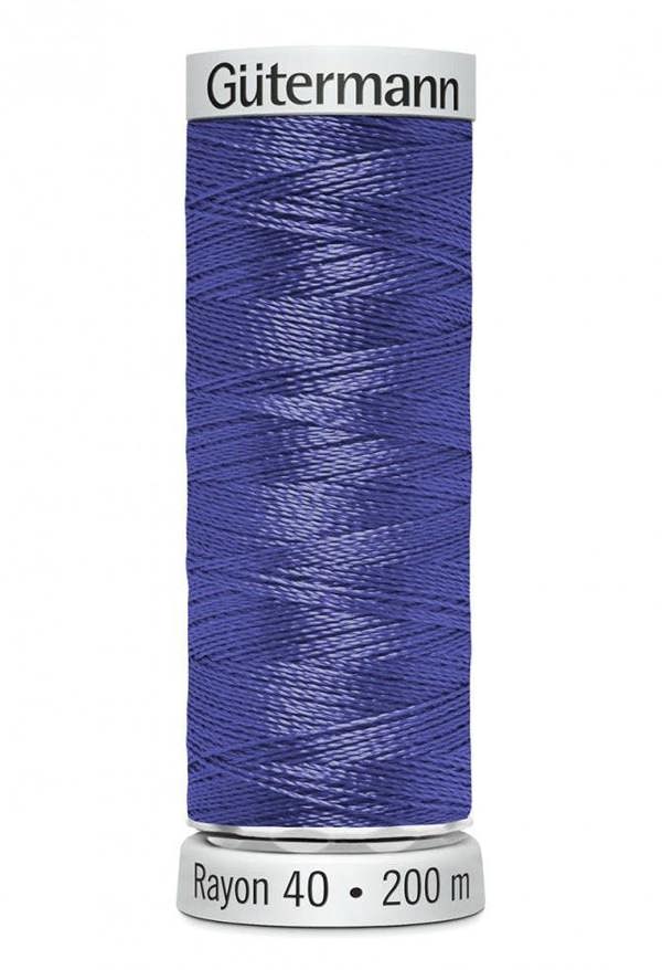 Gutermann No 40 Sulky Rayon Embroidery Thread 200m Rayon Thread Suitable For Embroidery
