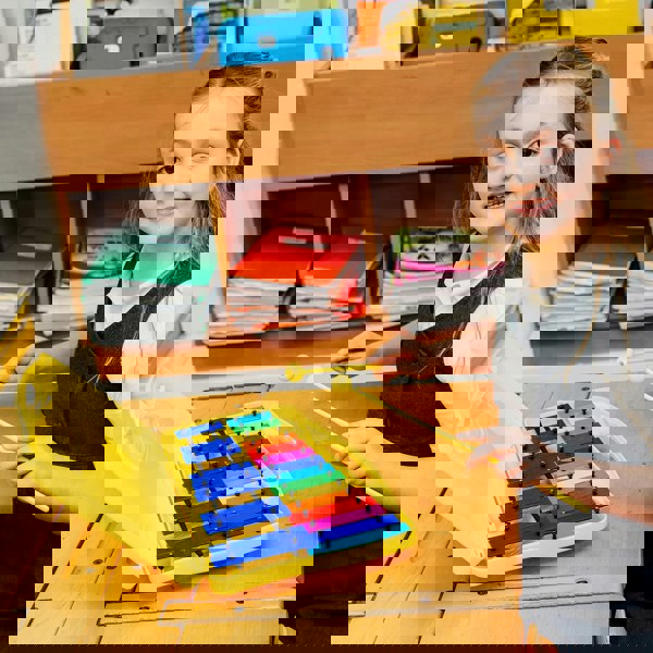 A-Star 25 Note Chromatic Glockenspiel Tuned Percussion#Colour_Yellow