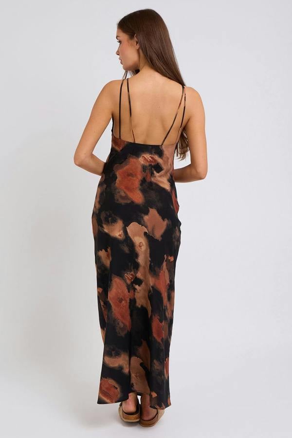 Urban Bliss Animal High Neck Maxi Dress