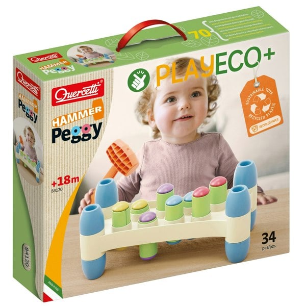 Quercetti Play Eco+ Hammer Peggy