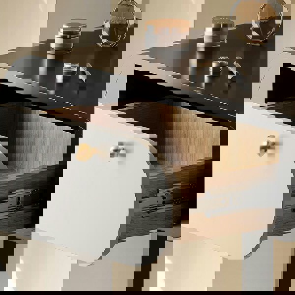 Suzuki Small Dressing Table With Mirror, Slimline Dressing Table-Weilai Concept-Weilai Concept