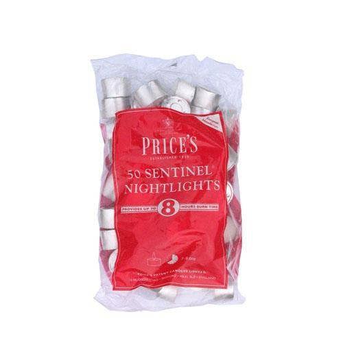 Prices Candles Sentinel Nightlights (Pack of 50) - White - 