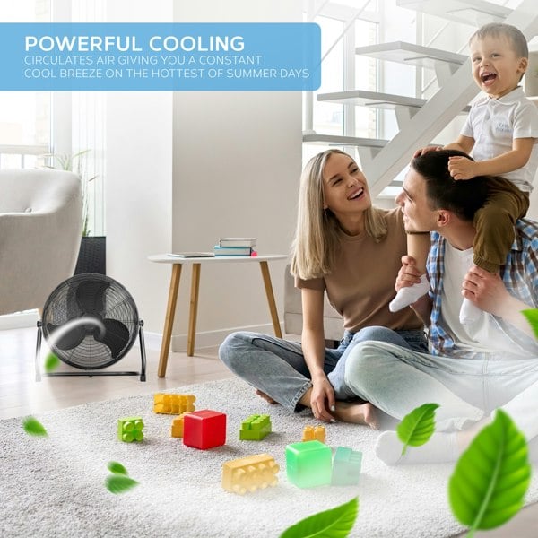 Air Pro 20" Floor Fan - Powerful Air Cooling Fan With 3 Speed Settings