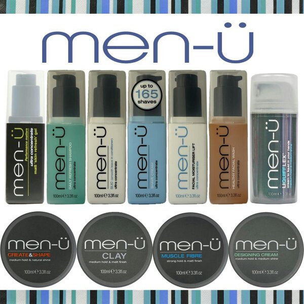 men-ü men-u Ultra Concentrate Daily Refresh Shampoo 100ml + Citrus Mint Shower Gel 100ml