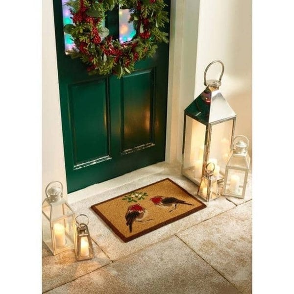 The Rugs Festive Coir Doormat: Christmas & Halloween Designs