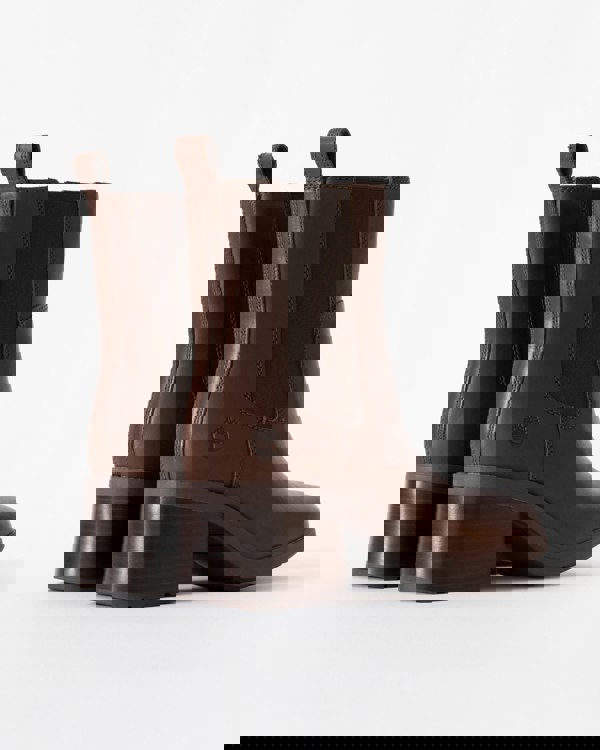 Timberland Bellevaux Mid Womens Chelsea Boot - Dark Brown Full Grain