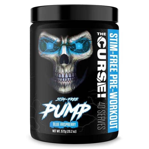 JNX Sports The Curse! Stim-Free Pump, Blue Raspberry - 572g